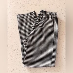 Brandy Melville Black and White Checkered Pants